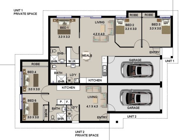 5 Bed Room Dual Key 183 DK Dual Key Plans Dual Living Home Designs 5-bed-room-dual-key-183-dk-dual-key-plans-dual-living-home-designs