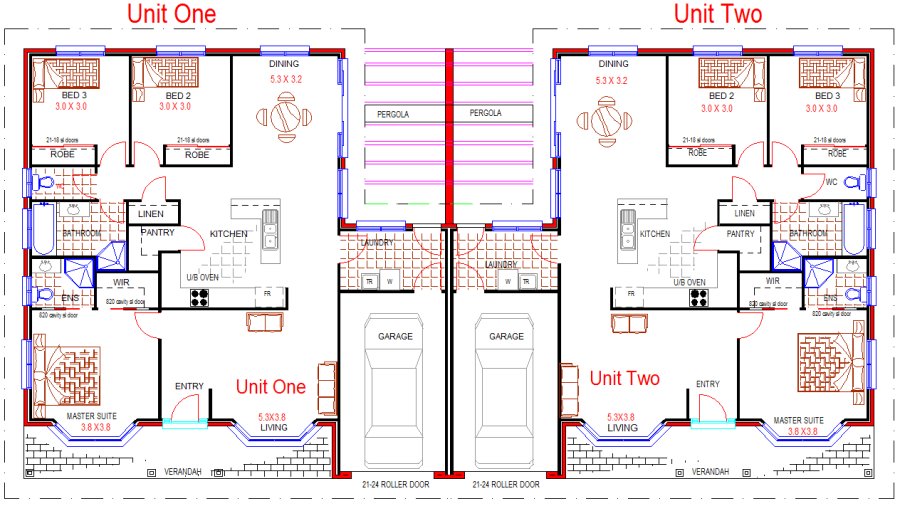 DUPLEX PLANS