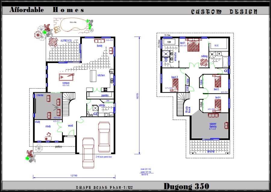 about HOUSE Floor Plans blueprints construction plans cinema 2 story ...