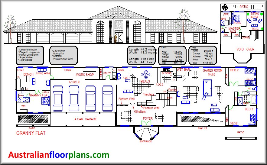 homestead colonial large 4 bedroom