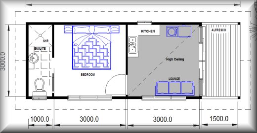 Home Office Floor Plans Granny Flat Guest Quarters Sale