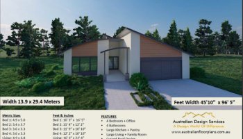 Narrow Lot 4 Bed | 2 Bath | Modern Style