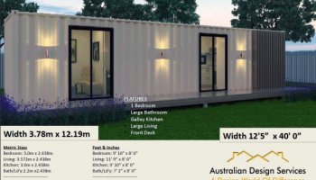 40 foot Ship Container Home Plan