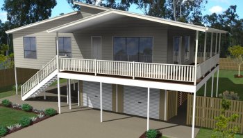 3 Bed | 1 Bath | 2 Level Beach Home Plan