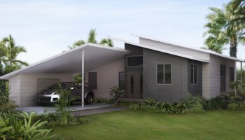 Sloping Land 3 Bed House Plan:242KR