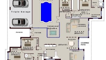 4 Bedroom House Plan