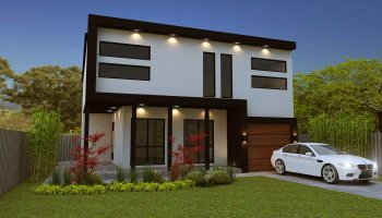 4 Bed + Study | 2 Bath | Small Narrow Lot Plan