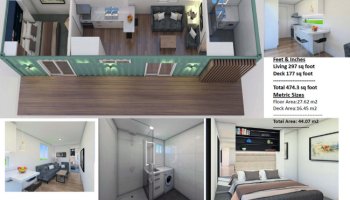 40 foot Ship Container Home Plan :Thor