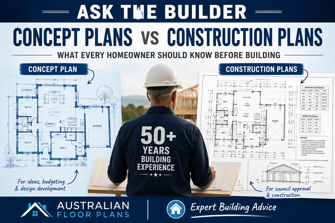Ask The Builder: Concept Plans vs Construction Plans – What’s the Difference?