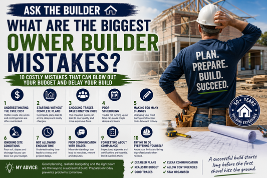 What Are the Biggest Owner Builder Mistakes? | Ask The Builder
