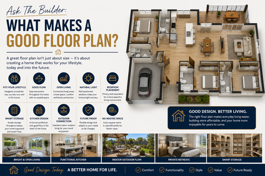Ask The Builder: What Makes a Good Floor Plan?