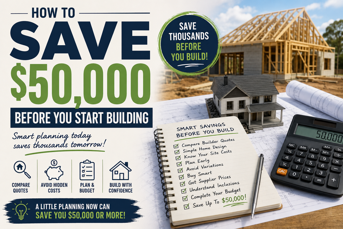 How to Save $50,000 Before You Start Building