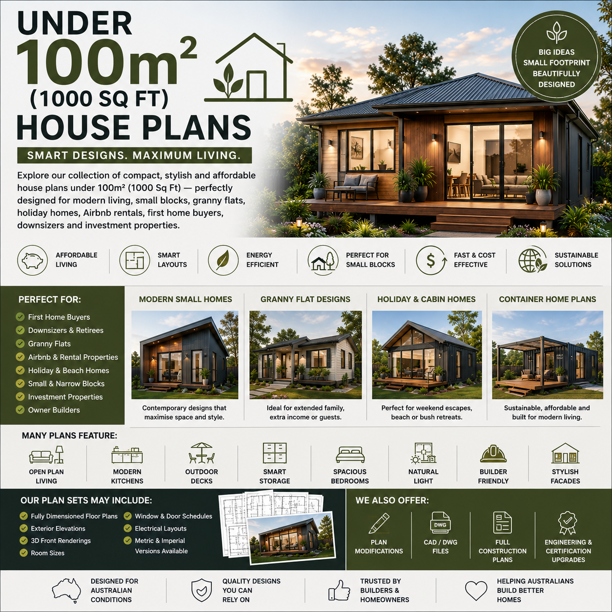 homes under 100 m2
