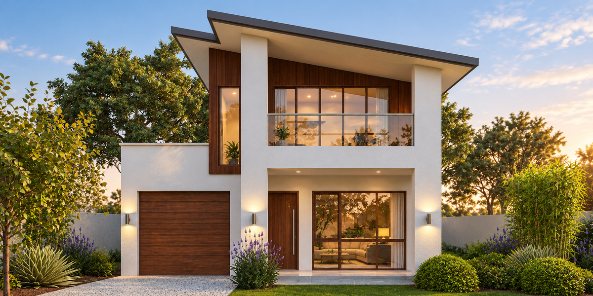 Sea Whisper 208.8 LH – Narrow Lot 3 Bedroom House Concept Plans