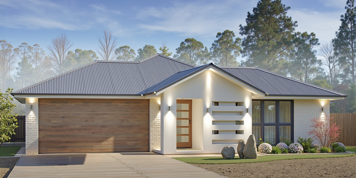 5 Bedroom House Plans | Modern Country Farmhouse | 2800 Sq Ft Single Storey Home Plan | Gable Roof Design | Digital PDF Download
