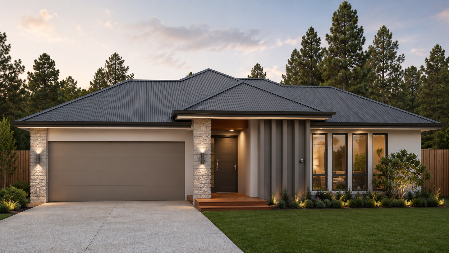 5 Bedroom House Plans Hip | 260.4 Blue Haven Hip Roof | 2800 Sq Ft | 260.4 m² (Copy)