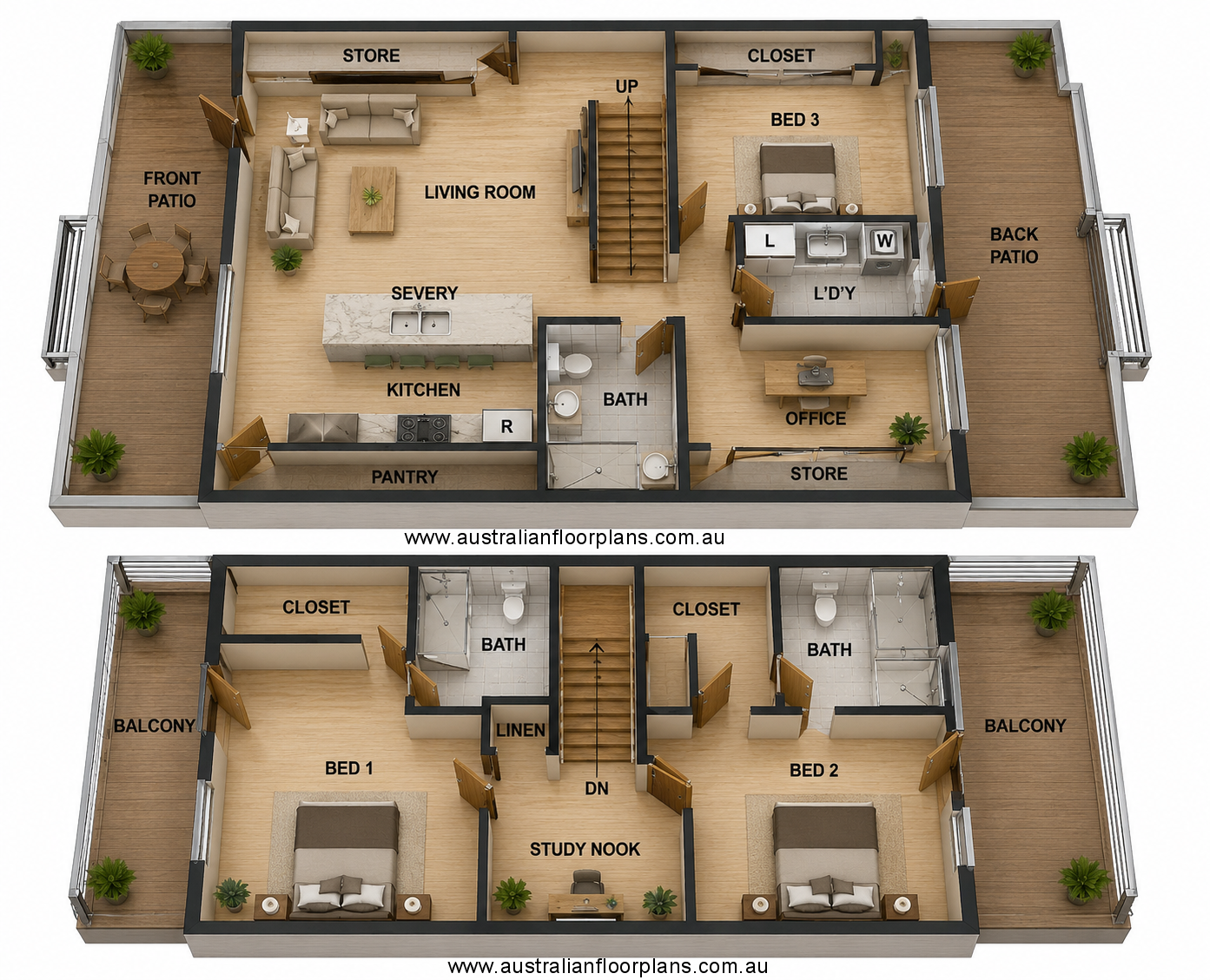 3 Bedroom A-Frame Loft House Plan | Build Cost Planning Pack | 273.7m² (2,498 Sq Ft)