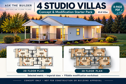 85.8 Villas – 4 Studio Concept & Modification Starter Pack