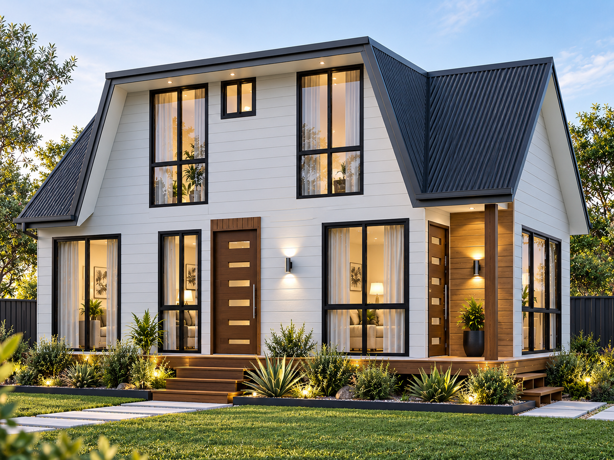 Rosemont Cottage | 2 Bedroom Cottage House Plans | 2 Bath Two-Storey Home | 88.6 m²
