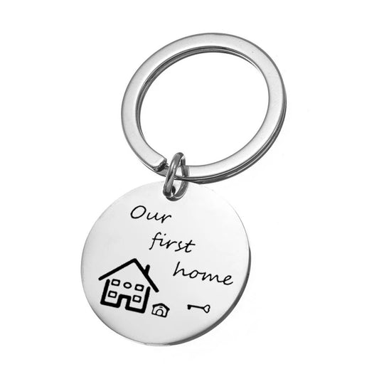 Our First Home Keychains Couples Housewarming Gifts New Home Gift House Keyrings Gift For New Home Owners