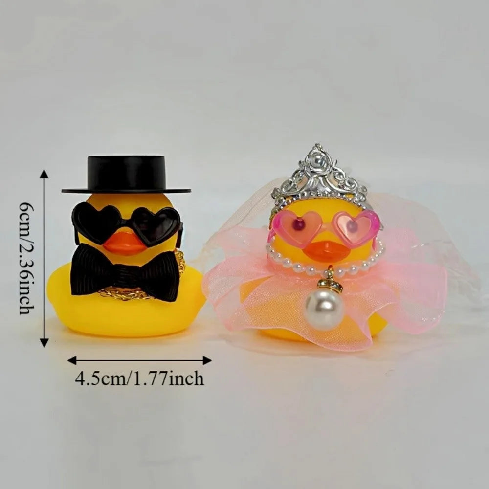 Bride Groom Couple Duck Ornament Set Funny Gifts Favors Wedding Little Duck Decorations Romantic Party Supplies