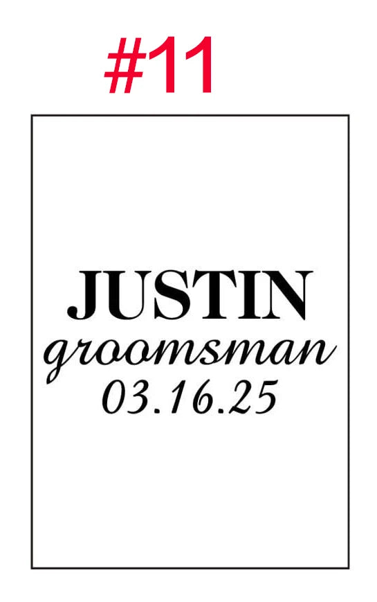 Personalized Whiskey Glasses Christmas Gift for him Custom Engraved Whiskey Glasses Barware Gift Groomsman Best Man Wedding Gift