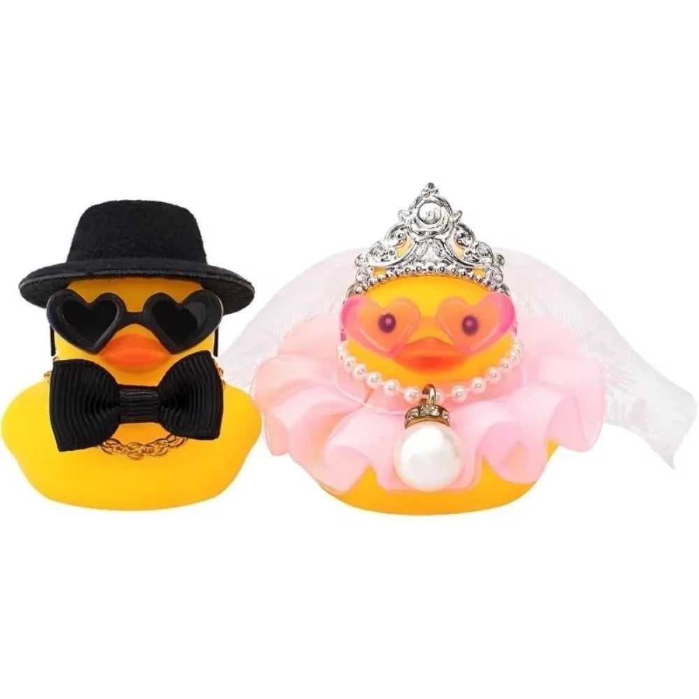 Bride Groom Couple Duck Ornament Set Funny Gifts Favors Wedding Little Duck Decorations Romantic Party Supplies