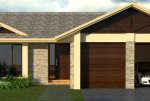 NARROW LOT 4 BEDROOM + GARAGE KIT HOME PLAN