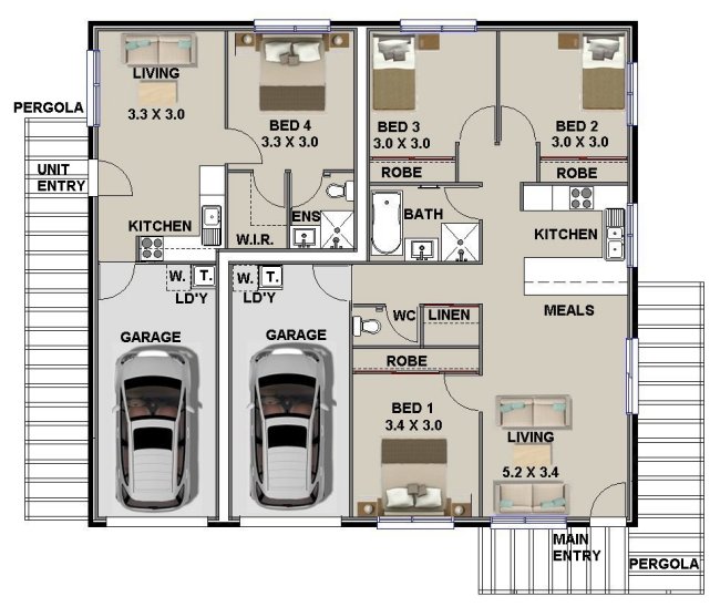 Dual Living House Designs Sayota