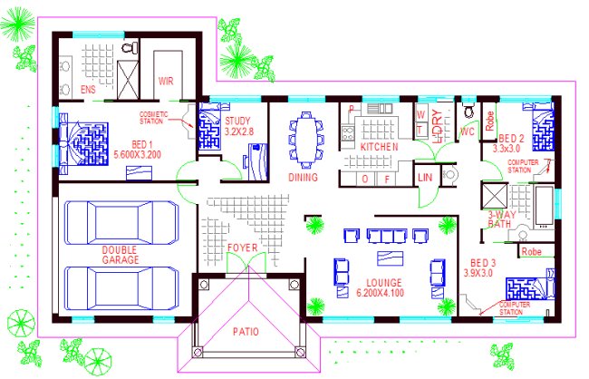  Australian  Houses  4 Bedroom Modern  home  house  plans  