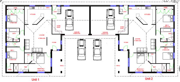 Duplex Design Australian Dual Living