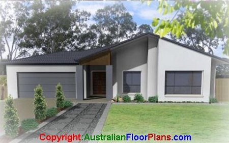Bed + Office + Media  home design