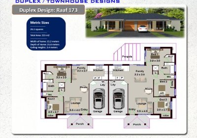 Australian Duplex Townhouse Plans Unit Designs Investoemt