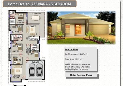 1 Level House Plans New Home Designs Australian House Plans One